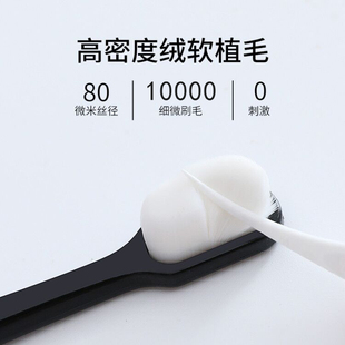 亲享万毛牙刷软毛成人超细超软情侣孕妇月子专用家男士纳米小头
