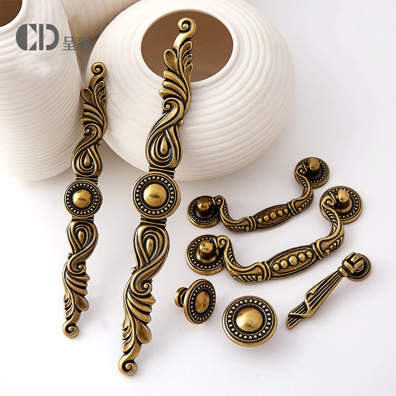 欧式法式拉手把手复古仿古柜门把手橱柜五金单孔柜子抽屉家具五金,基础建材,小拉手,淘宝优惠券,粉丝福利购,淘宝优惠卷