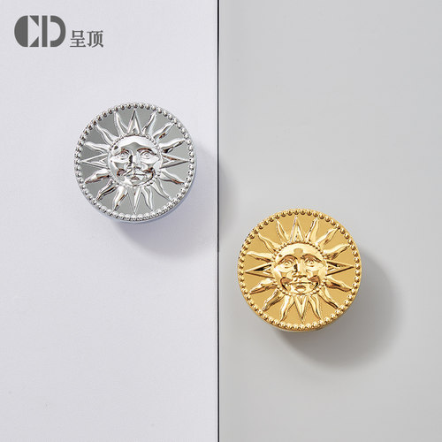 单孔金色黄铜抽屉轻奢小众拉手