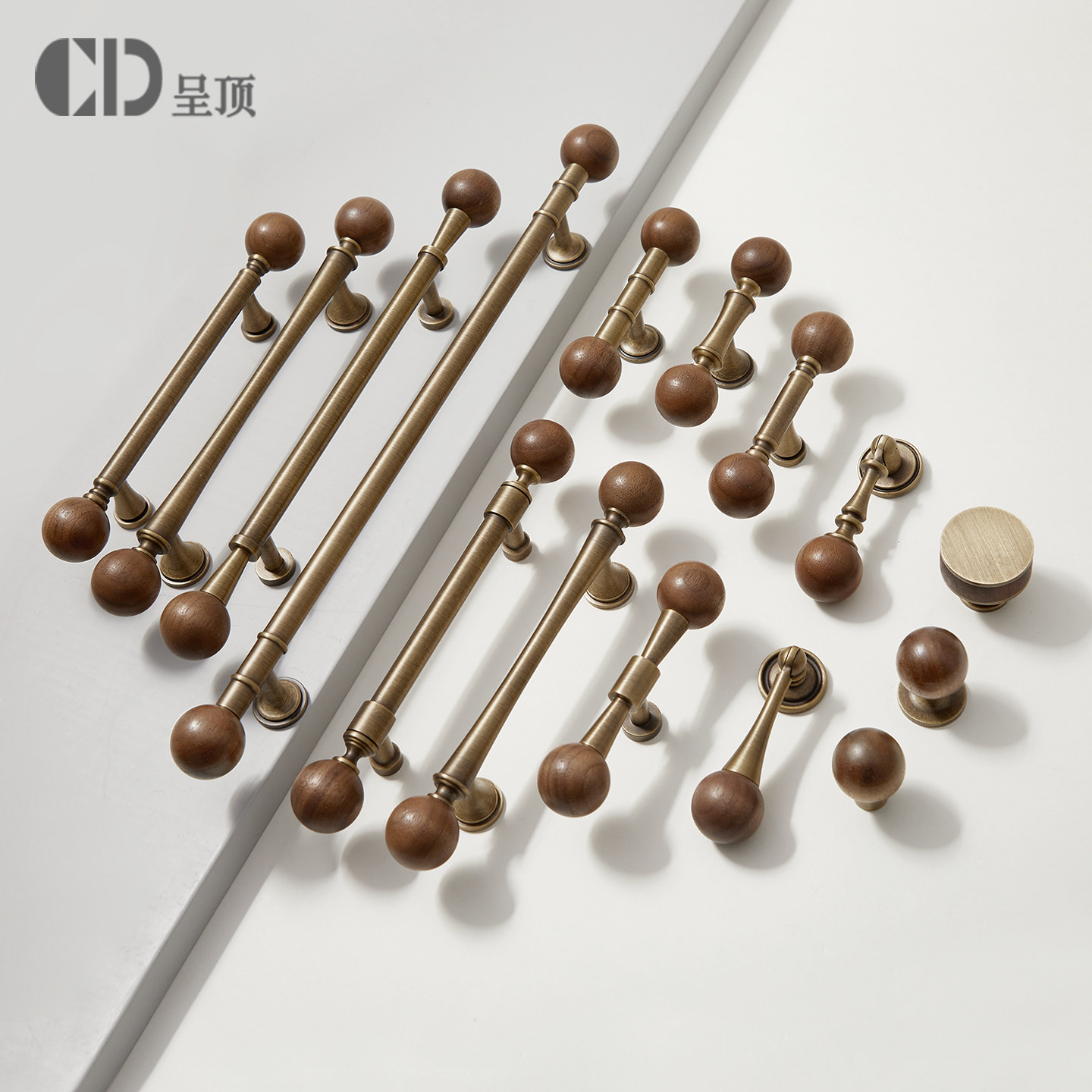 中古风黄铜拉手古铜色胡桃木抽屉衣柜门橱柜复古法式美式厨房把手,基础建材,小拉手,淘宝优惠券,粉丝福利购,淘宝优惠卷