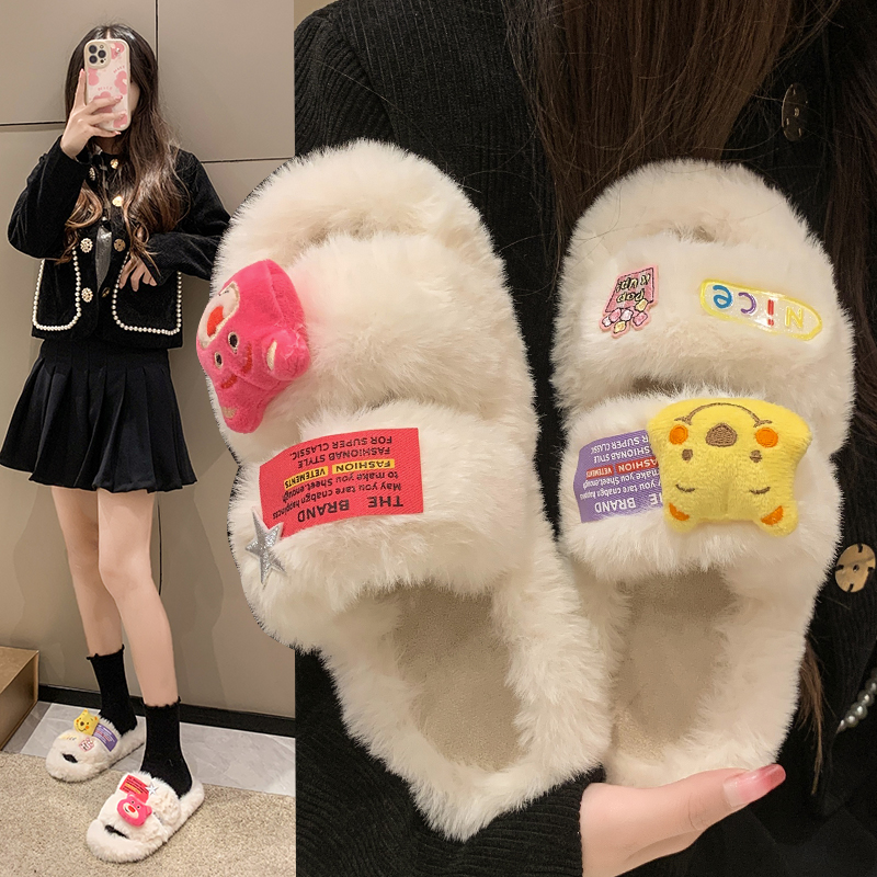 厚底拖鞋外穿夏季2022新款法式