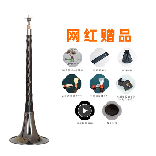 王家彪网红镀镍镀铬专业乌木唢呐
