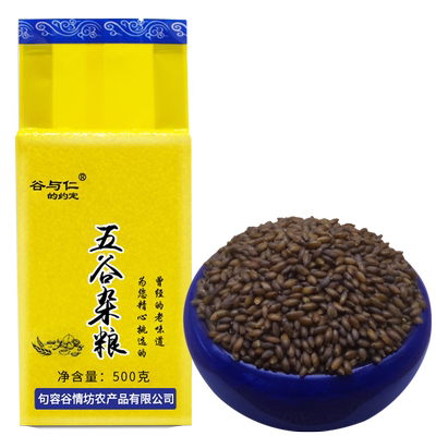 黑金谷血燕麦500g煮粥煮饭