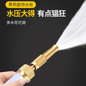 水龙头喷头增压洗车喷枪家用铜直喷水枪水管浇花花洒园林花园洒水