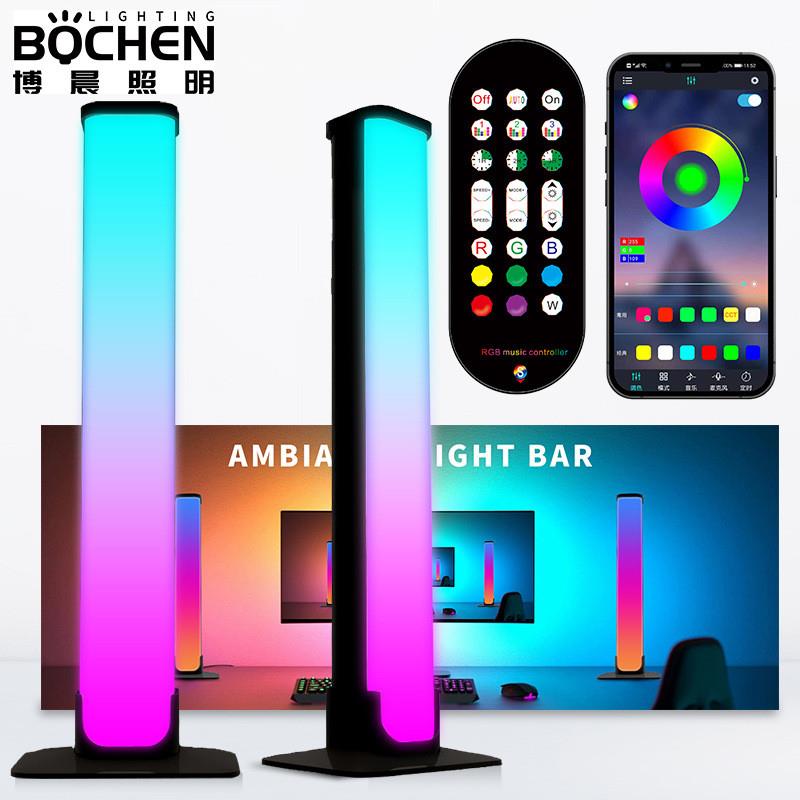 氛围灯电脑桌面拾音器电竞房间墙面声音乐量节奏rgb光影高级摆件