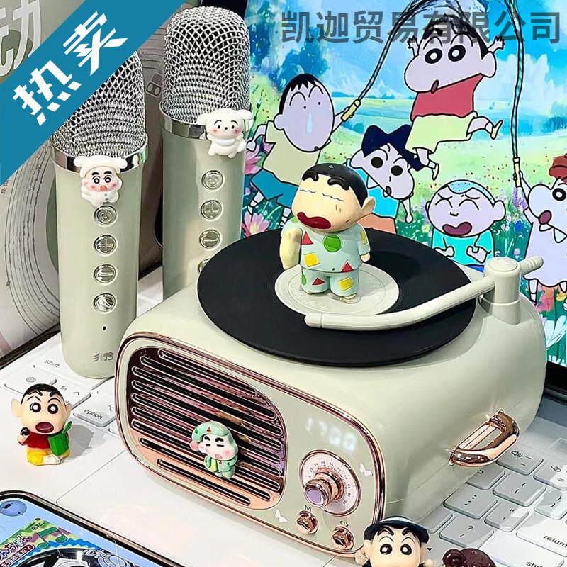 k歌蓝牙音箱迷你小型音响话筒麦克风一体生日礼物女生女童孩毕业