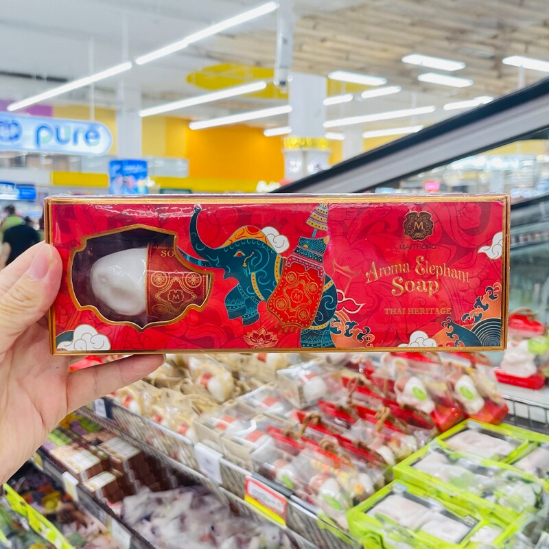 泰国big c礼品皂 泰国小象礼品香皂大象椰子手工香皂送礼沐浴皂