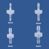 以赛塑料单向阀逆止阀PP塑料止回阀胶管软管宝塔单流阀气液止逆阀