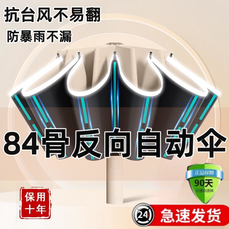 84骨反向全自动全遮光防晒大号图片