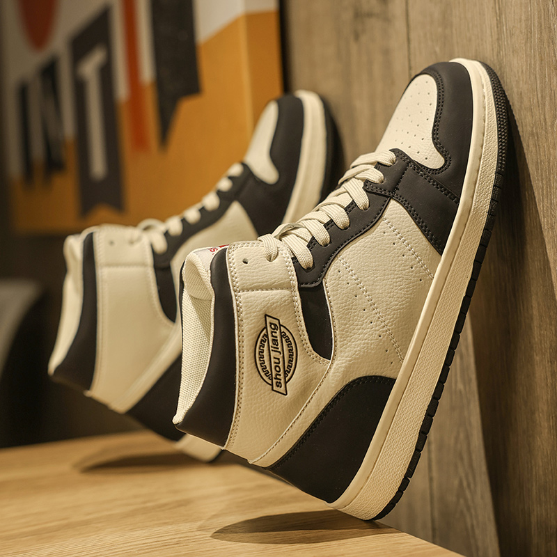 男鞋板鞋百搭韩版潮运动风高帮鞋