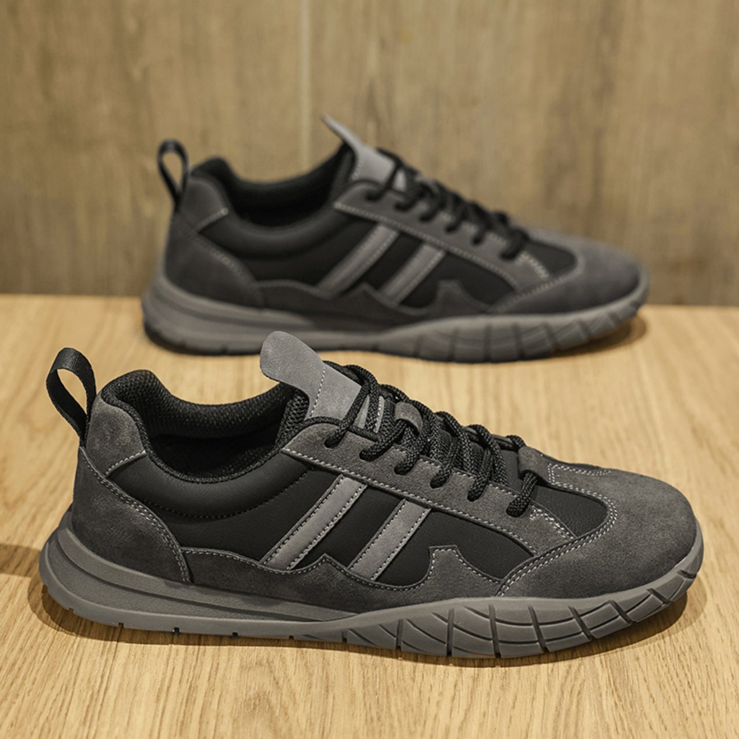 复古男鞋德训鞋2026新款透气平底百搭工作耐脏耐磨休闲阿甘板鞋,流行男鞋,德训鞋,淘宝优惠券,粉丝福利购,淘宝优惠卷