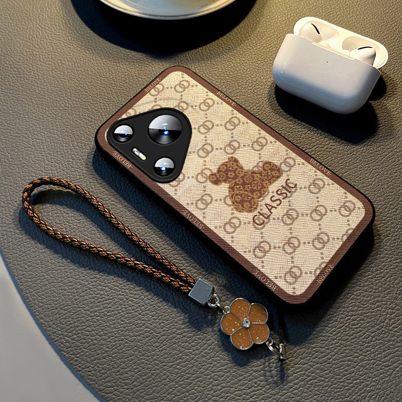 适用于华为pura80手机壳新款pura70pro保护套硅胶ultra全包防摔p80布纹网红挂绳p70女款高级感卡通熊潮牌外壳,3C数码配件,手机保护套/壳,淘宝优惠券,粉丝福利购,淘宝优惠卷