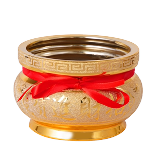 香炉家用室内陶瓷烧香炉插香招财大香炉上供沙金供佛小香炉碗佛具