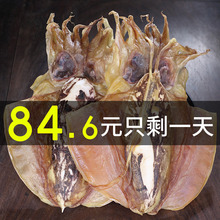 北海中号墨鱼干500g本港目鱼海鲜特产干货特级淡晒大礼包6-9条