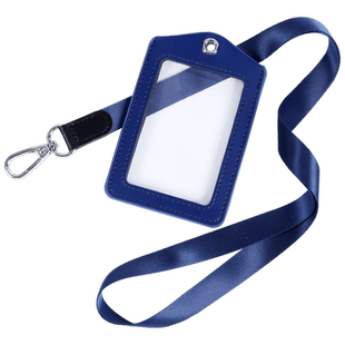 工作牌证件卡套带挂绳定制双面透明工作证胸牌胸卡工牌厂牌公交车卡套学生校园饭卡校牌挂脖厂卡接送卡幼儿园