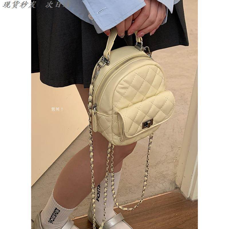 双肩背包女洋气时尚2025新款潮时