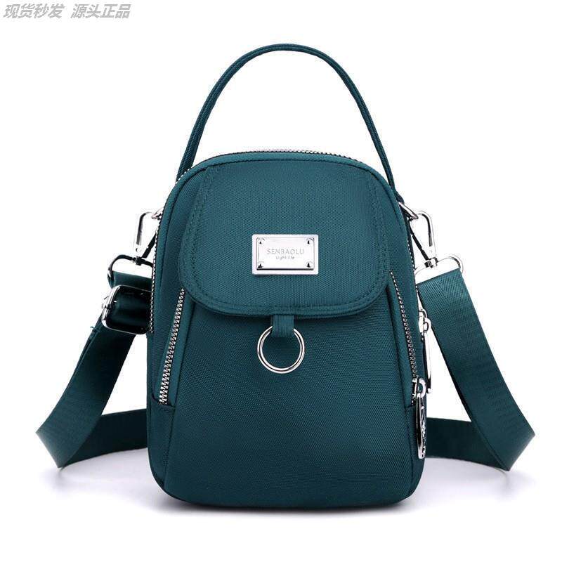 2025春季帆布小包包迷你手机包女斜挎轻便百搭手提单包手机袋女包