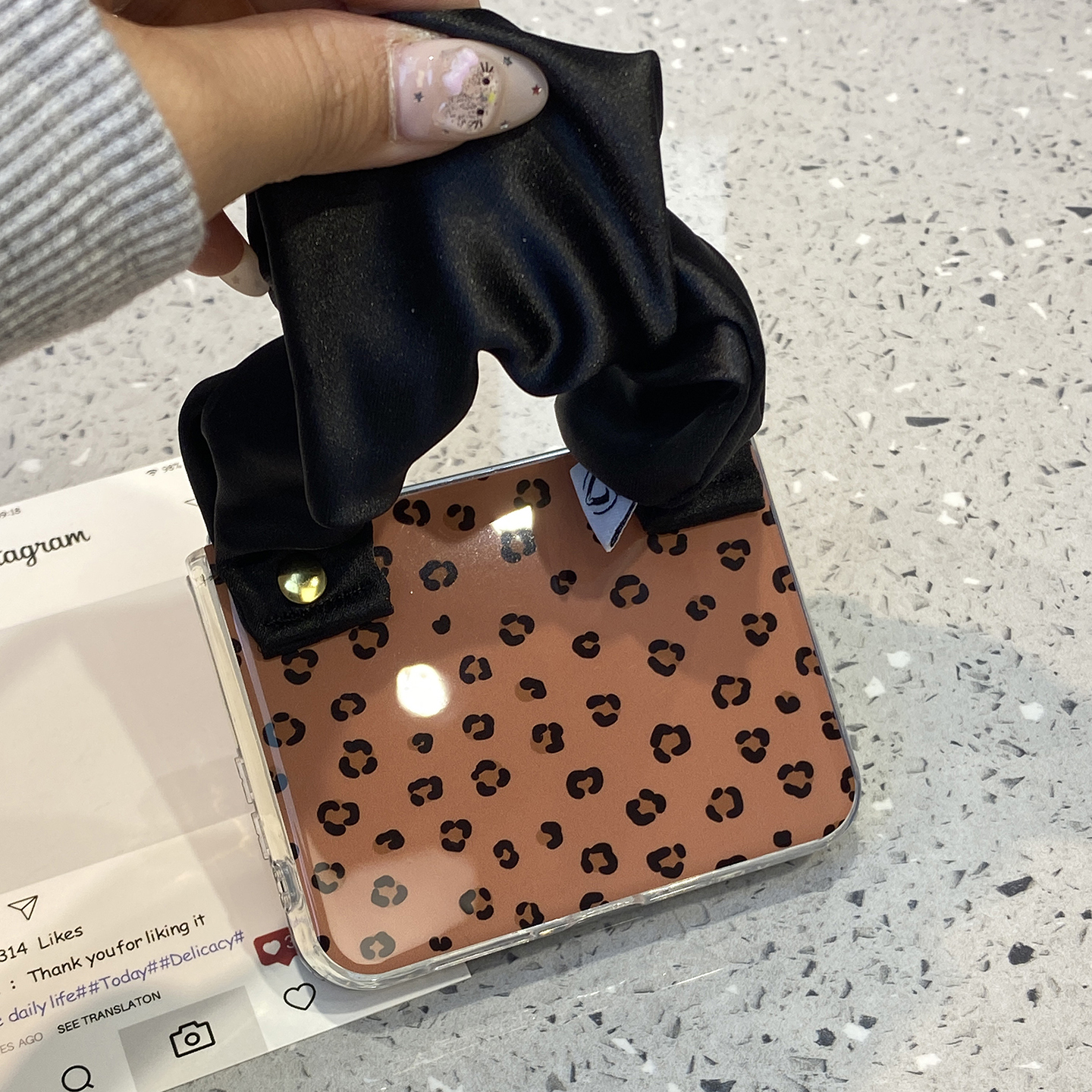 【每日新品】高级感丝绒腕带豹纹适用华为purax手机壳Pocket2个性pura创意x折叠屏超好看外壳女款ins风巨好看