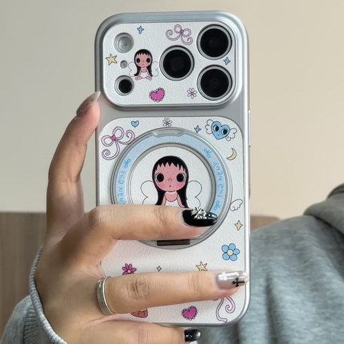 【每日新品】可爱天使小玉支点壳适用于苹果18promax手机壳iphone17pro保护套16/15新款17pm超好看巨好看外壳