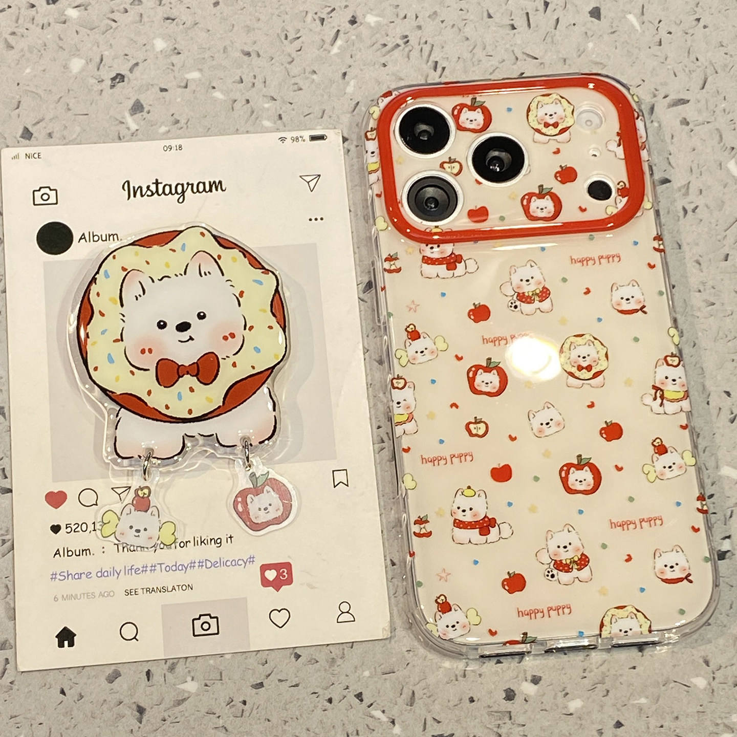 【每日新品】卡通可爱苹果头套西高地适用于苹果17promax手机壳iphone16保护套新款带支架15pro独特max手机套,3C数码配件,手机保护套/壳,淘宝优惠券,粉丝福利购,淘宝优惠卷