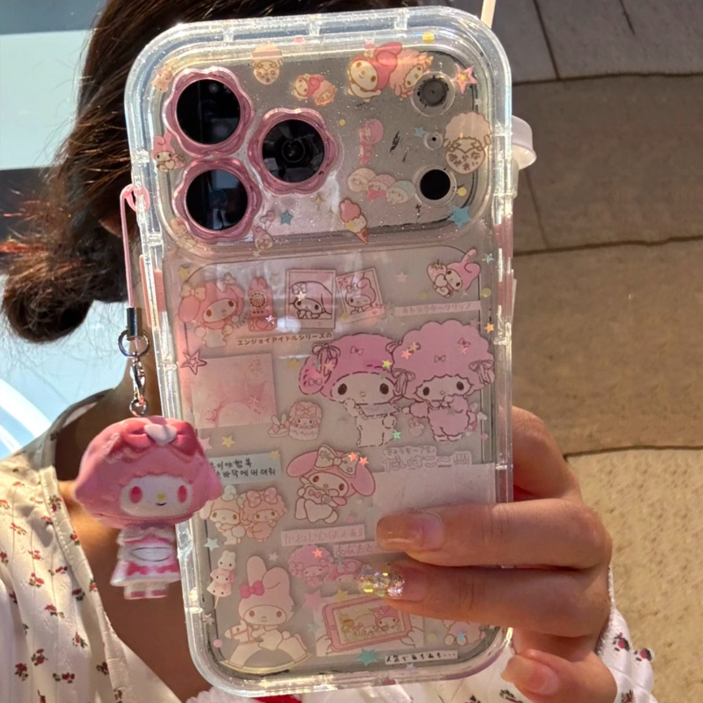 【每日新品】可爱花朵镜头满屏美乐蒂适用于iphone17promax手机壳苹果15保护套14全包13新款16pro女max手机套