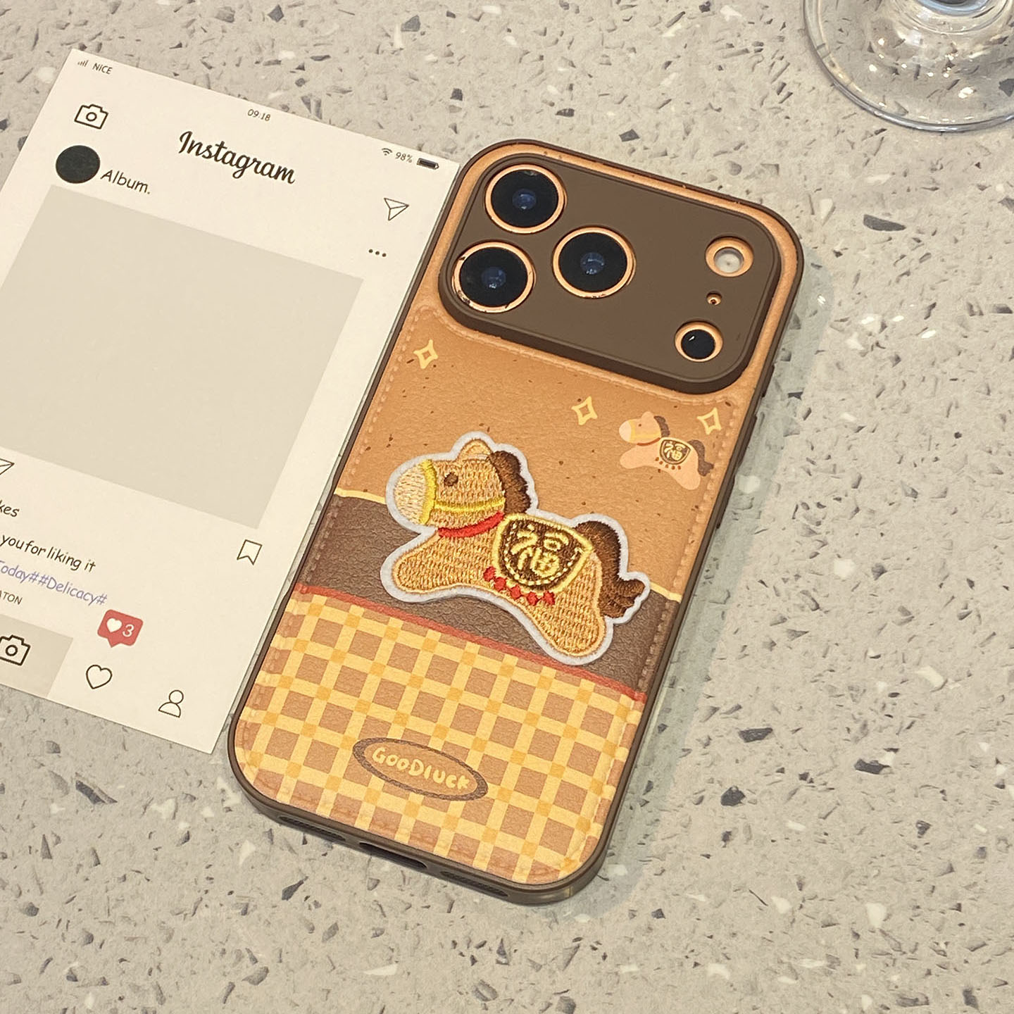 【每日新品】国风新年刺绣小马适用于苹果17promax手机壳iphone14保护套13新款16全包15pro个性max马年手机套