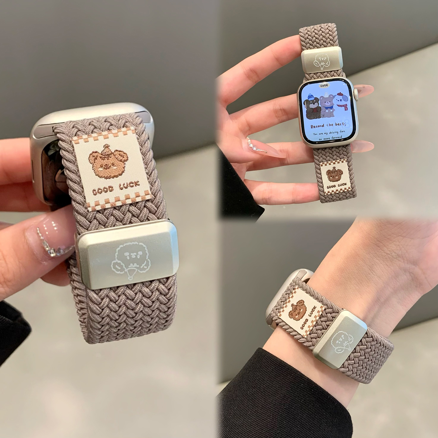 【每日新品】可爱小熊适用s11苹果手表表带iwatch手表带applewatch/watchs磁吸新款s10/s9/s8女款ultra3/2/se