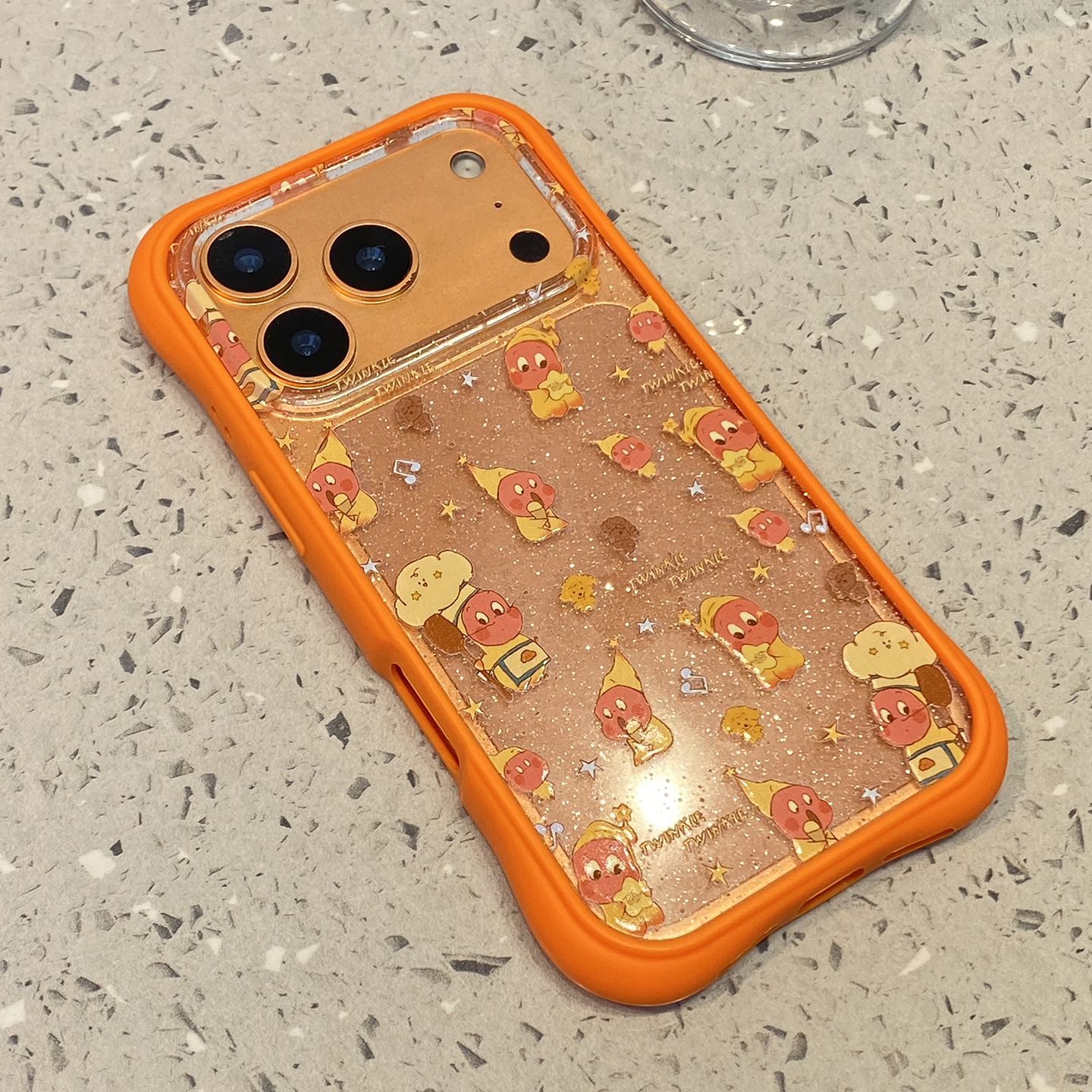 【每日新品】趣味闪粉满屏星星人适用于苹果17pro手机壳iphone16保护套14防摔13新款15promax巨好看max手机套