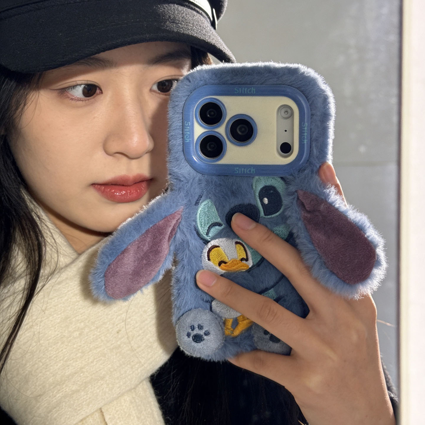 秋冬ins可爱毛绒史迪仔适用于苹果17pro手机壳iphone16保护套14全包13网红全包新款15promax巨好看max手机套,3C数码配件,手机保护套/壳,淘宝优惠券,粉丝福利购,淘宝优惠卷