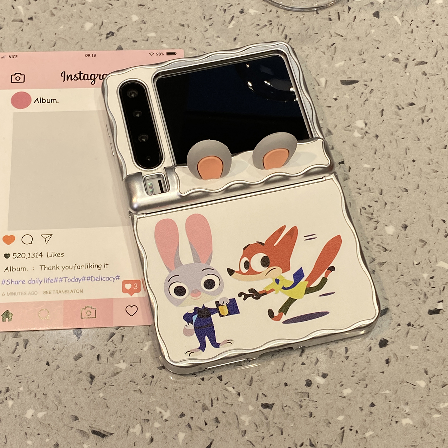 【每日新品】趣味立体耳朵疯狂动物城朱迪尼克适用华为purax手机壳pura折叠屏x典藏版斜跨挂绳超好看外壳女款