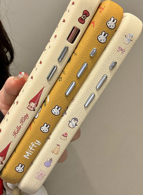 ins风满屏可爱卡通适用iphone16pro手机壳苹果15保护套14情侣防摔13新款16proma带挂绳max超好看外壳不会撞款