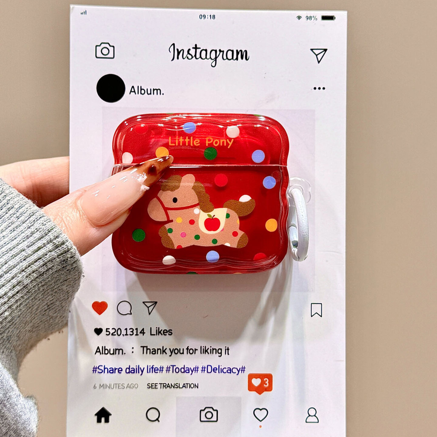 新年ins彩波点卡通小马适用airpodspro2保护套新4代airpods3耳机套二代苹果保护壳airpodspro3无线蓝牙耳机壳,3C数码配件,耳机保护套,淘宝优惠券,粉丝福利购,淘宝优惠卷