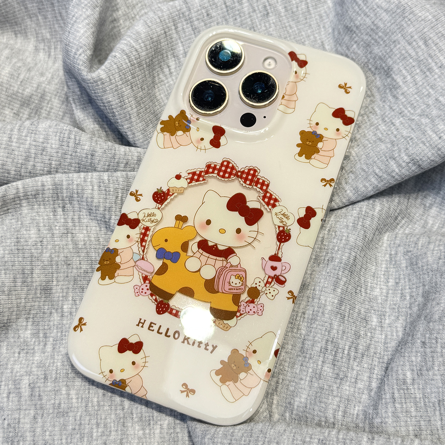 【每日新品】卡通玩具小熊kt猫适用于iphone17手机壳苹果15保护套14防摔13新款17promax少女16pro/max手机套