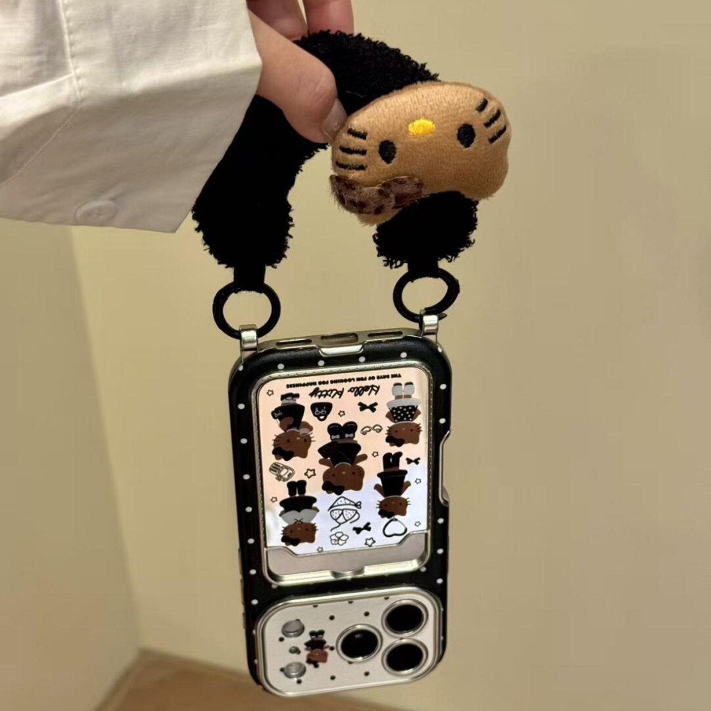 【每日新品】韩系ins可爱长腿kitty猫适用于iphone15手机壳苹果17promax保护套14卡包13新款16pro女max手机套