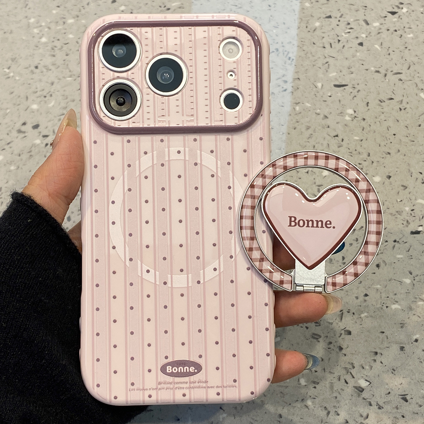 简约ins条纹波点适用于苹果17promax手机壳iphone14保护套13全包新款16爱心磁吸支架15pro小众max超火手机套,3C数码配件,手机保护套/壳,淘宝优惠券,粉丝福利购,淘宝优惠卷