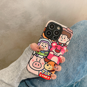 ins风卡通动物合集适用iphone14pro手机壳13promax苹果12可爱x情侣xr网红xs高级感max新款xsmax磨砂plus套11