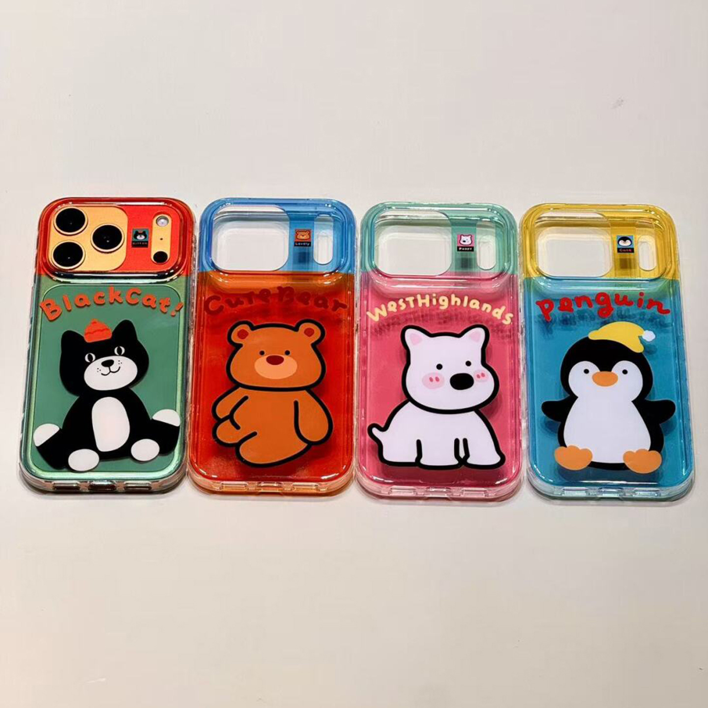 趣味可爱企鹅西高地适用于iphone17pro手机壳苹果16保护套14挂绳13全包新款15promax情侣max小众高级感手机套