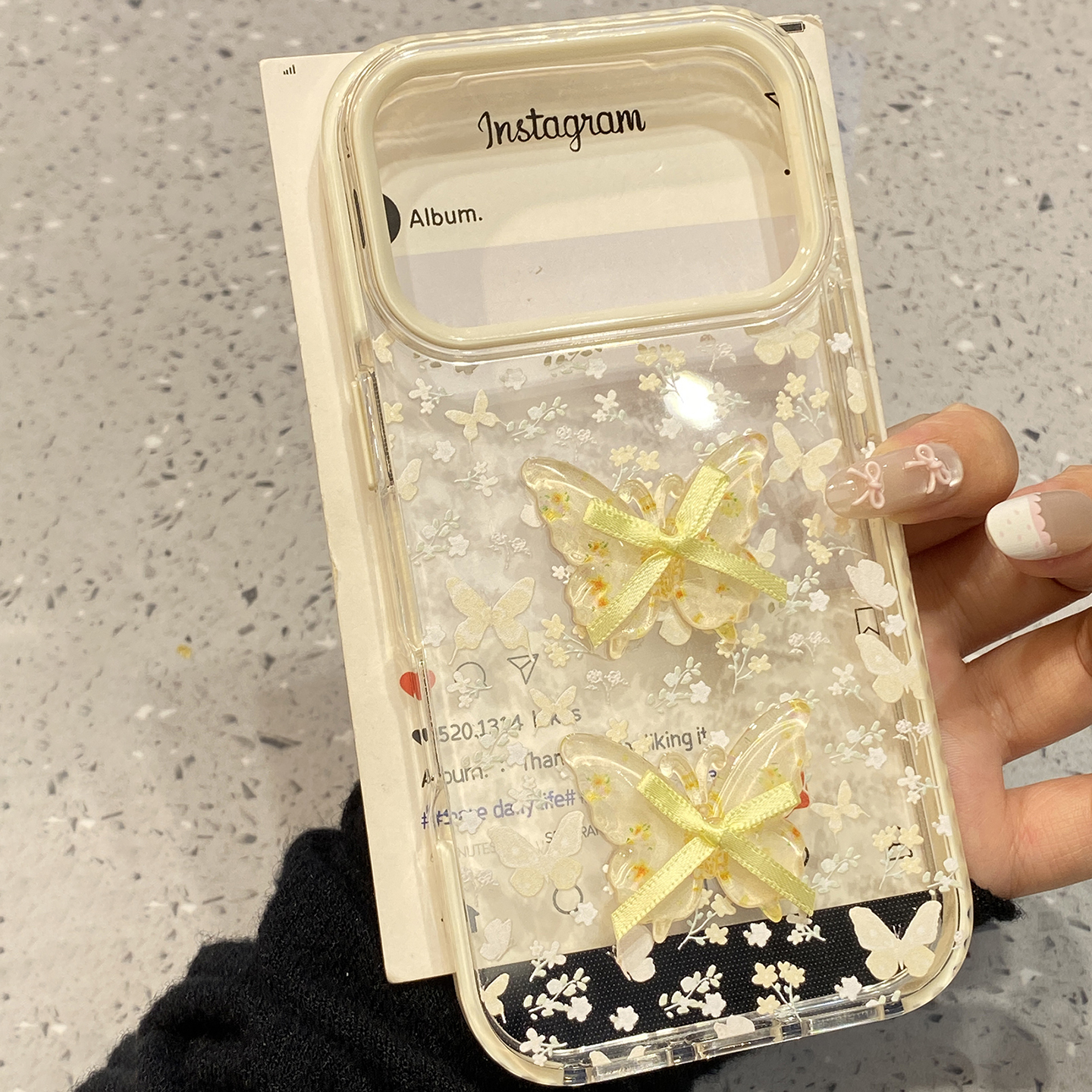 【每日新品】ins碎花立体蝴蝶适用于iphone17手机壳苹果15保护套14透明13新款17promax超火16pro女max手机套