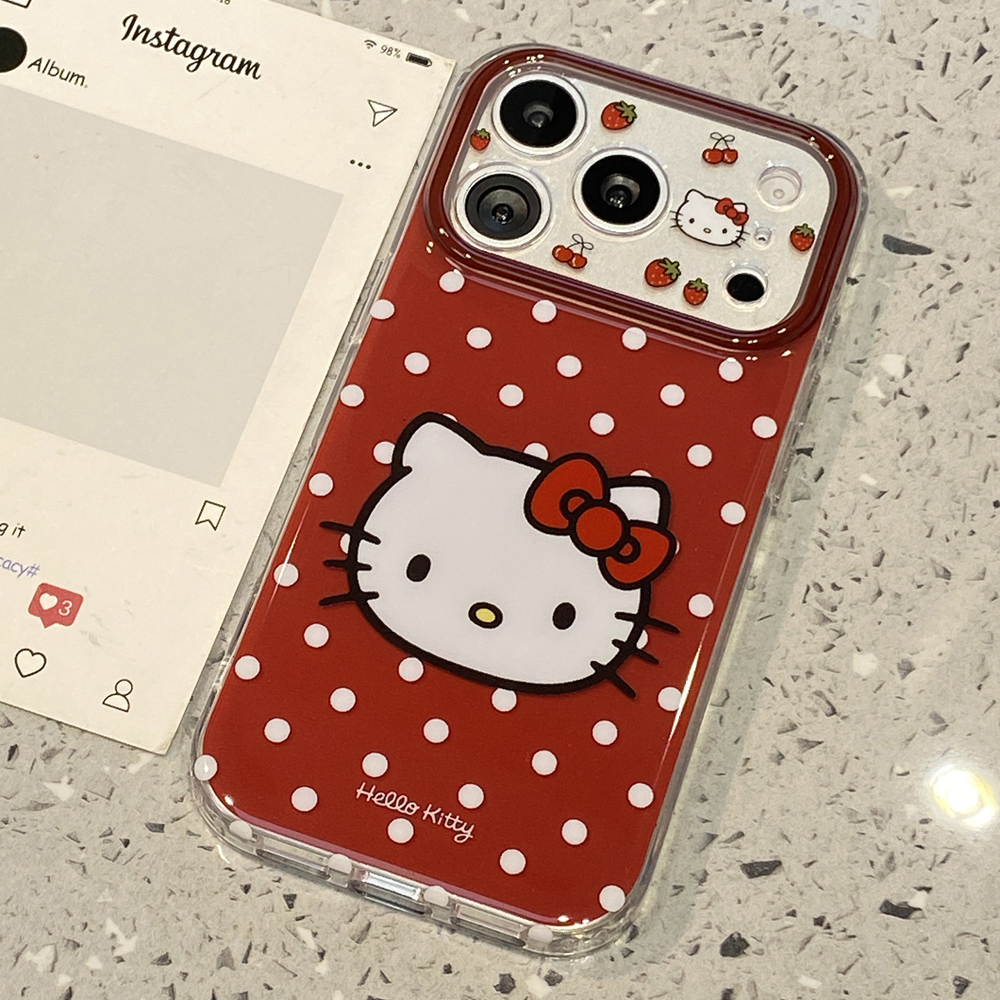 日韩ins红色波点HelloKitty适用于苹果17promax手机壳iphone16保护套14全包少女新款15pro超火max个性手机套,3C数码配件,手机保护套/壳,淘宝优惠券,粉丝福利购,淘宝优惠卷