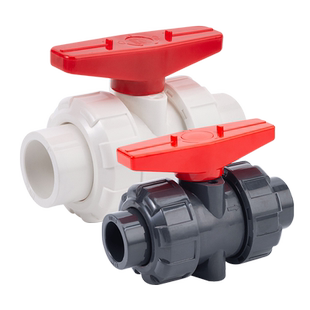 顶建UPVC活接球阀PVC管双由令阀门塑料活接水阀内丝水管开关dn25