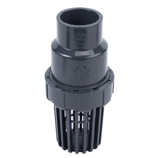 顶建UPVC球形底阀水泵PVC管止回阀花篮头塑料抽水鱼缸止逆阀20 32