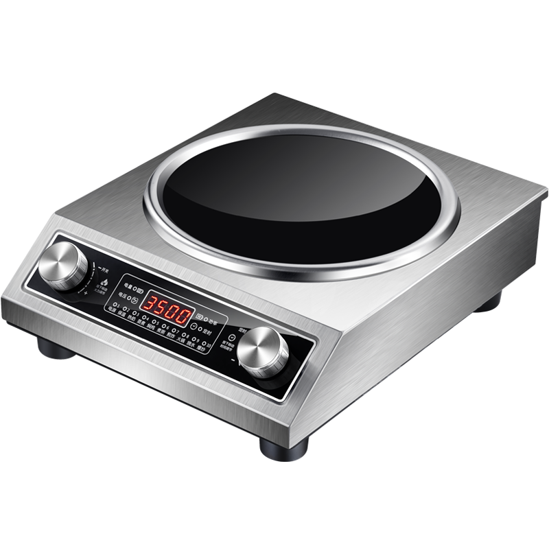 正品Medve不锈钢商用电磁炉3500W家用节能大功率5000W凹面电磁炉