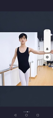男士芭蕾舞连体服练功服成人背心连身舞蹈形体基训服儿童男生白色