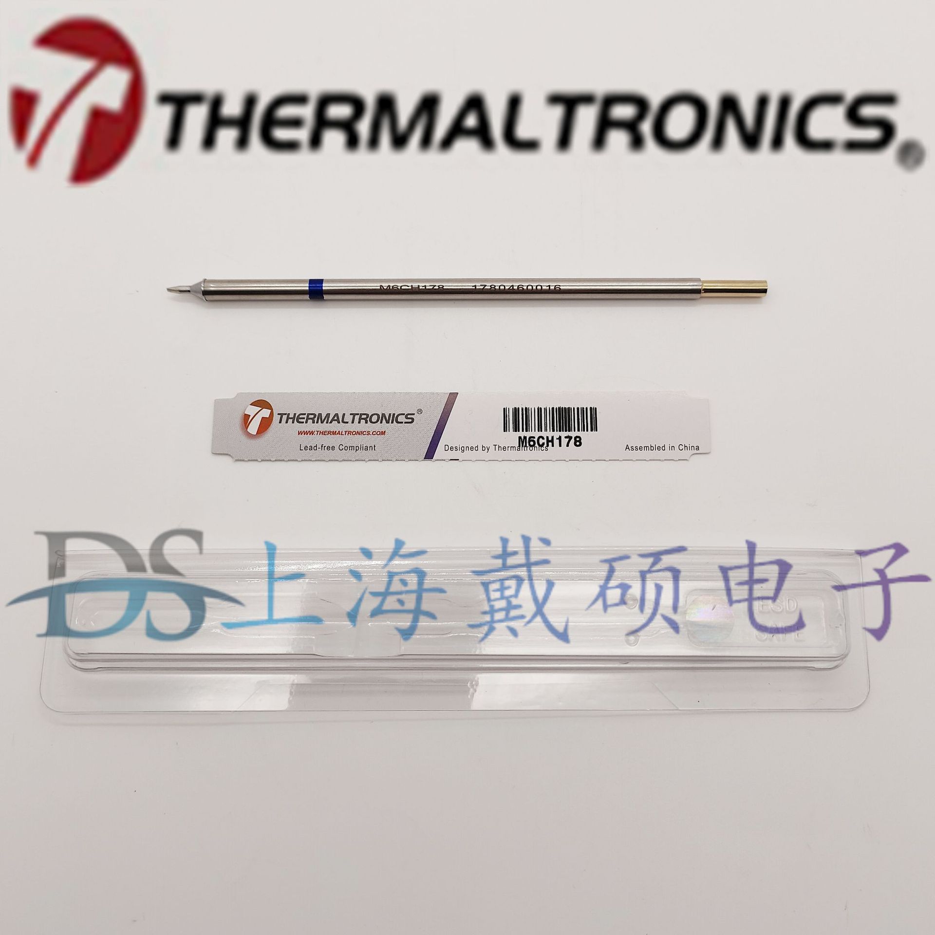 美国 Thermaltronics 热魔 M6CH178 凿形烙铁头