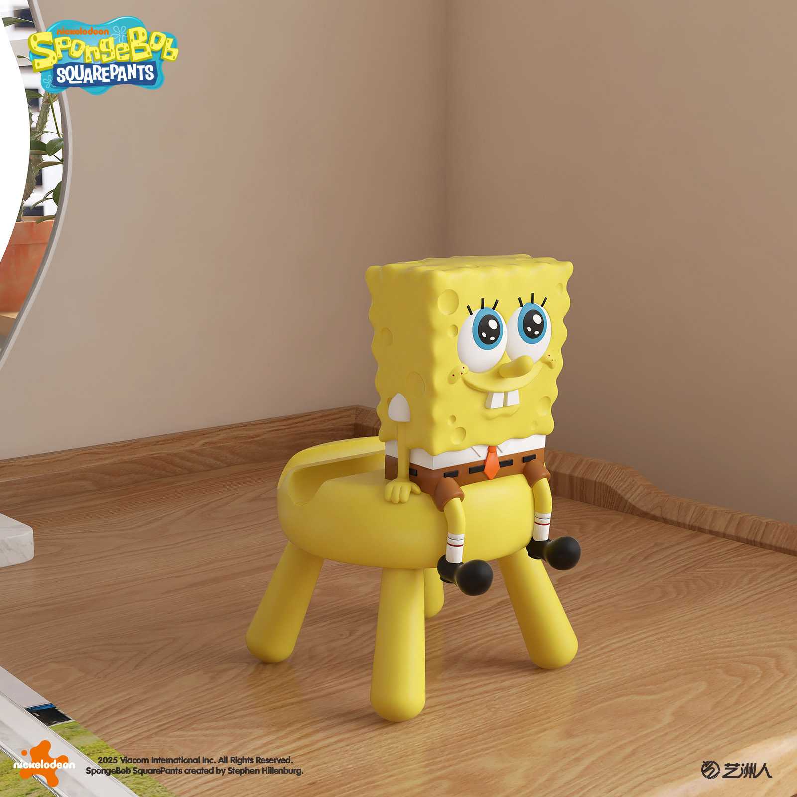 海绵宝宝系列卡通创意通用手机支架底座桌面懒人装饰品生日送礼物