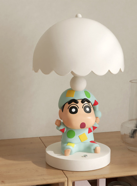 蜡笔小新氛围灯高级感2025新款卧室台灯可调节亮度儿童生日礼物