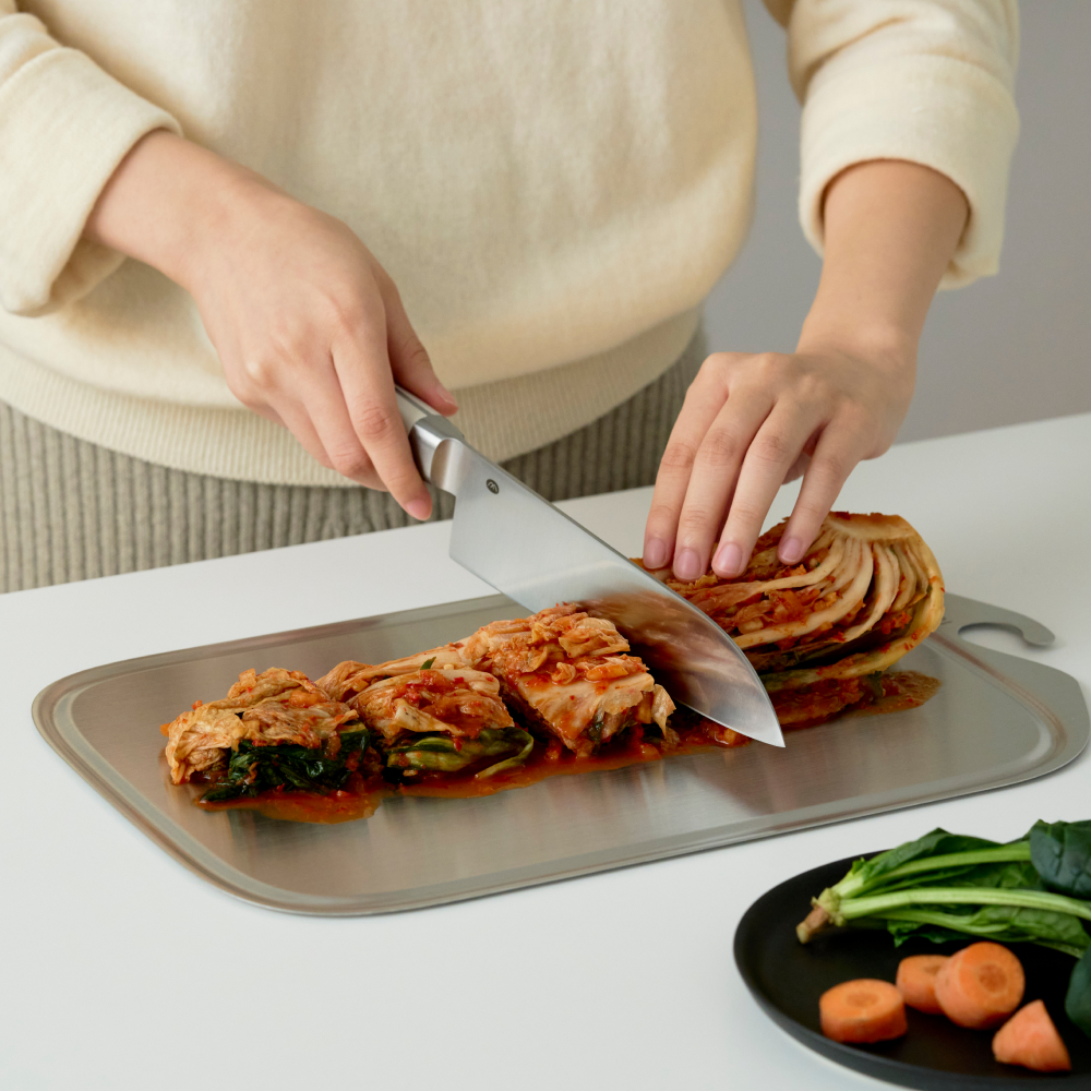 韩国代购Modori不锈钢菜板抗菌防霉砧板宝宝辅食切菜板案板非现货