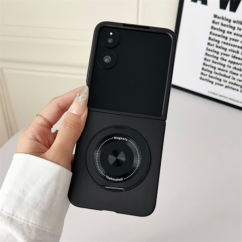 适用小米mixflip手机壳新款折叠保护套Xiaomi时尚高端创意MIXflip旋转支架超薄防摔车载磁吸magsafe无线充电