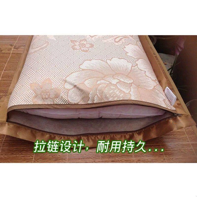 夏天单双人枕套夏季凉席竹席藤席加长枕头套枕席片1.2/1.5米1.8m