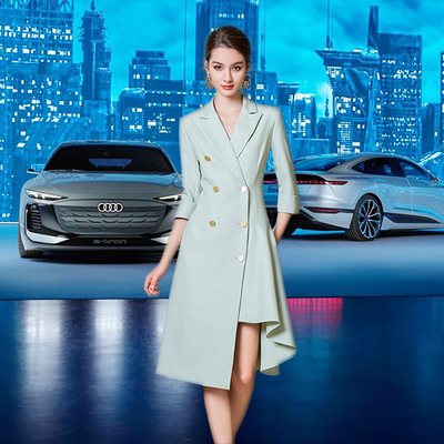 演讲比赛西装连衣裙播音艺考服装